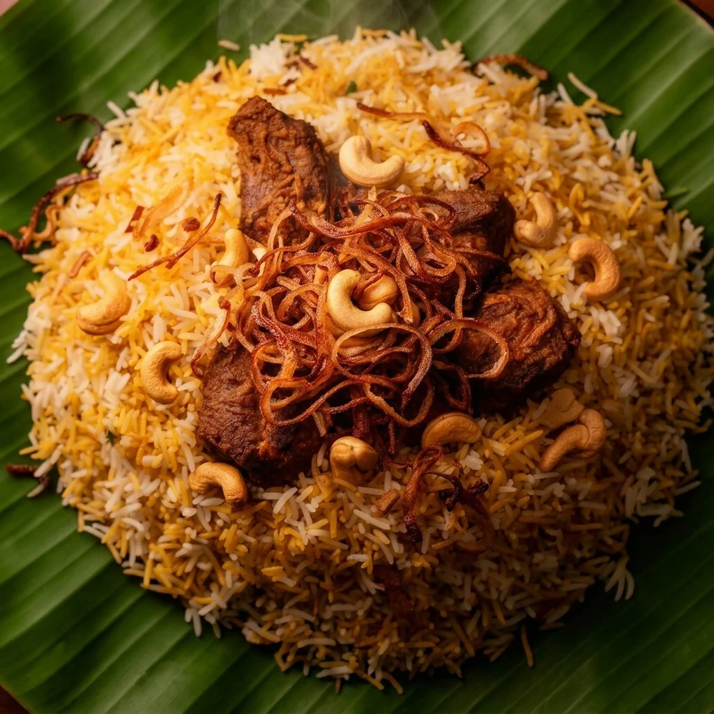 Kerala Nadan Beef Fry at Kerala Palace Restaurant NE Calgary